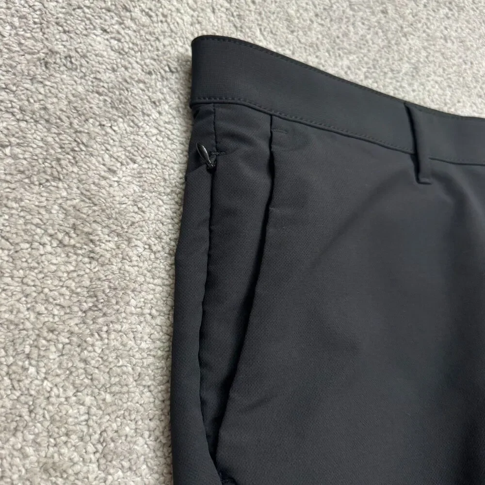 Banana Republic Stella Trouser Pants Mens 40x30 True Black Tech Travel Commuter